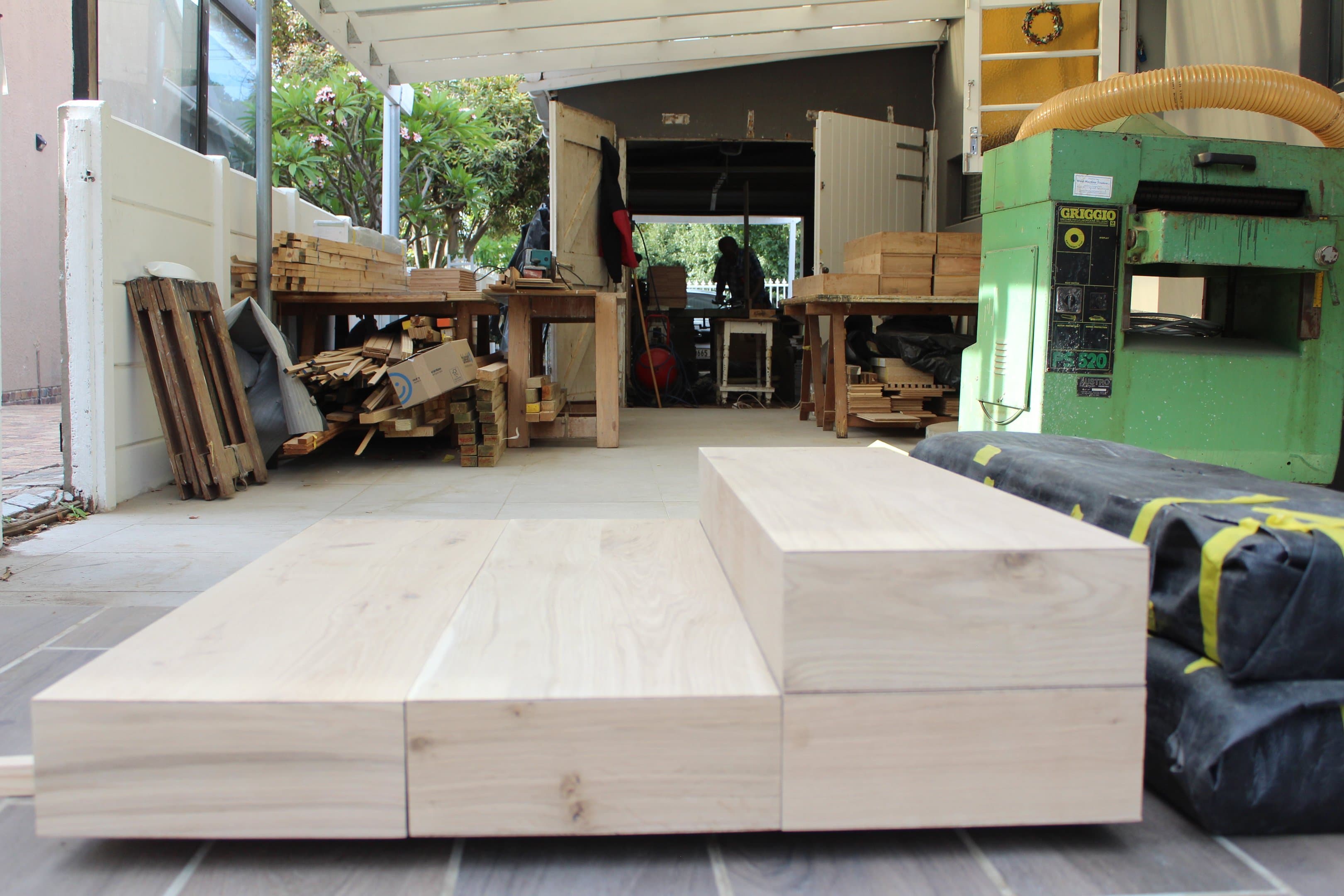 Oak laminate flooring installation in the Western Cape
